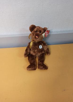 Мягкий мишка - винтажная коллекционная игрушка ty beanie baby под названием "champion".
