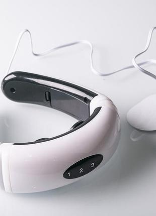 Електричний імпульсний масажер для шиї і спини vr portable pulse massager nm-1804