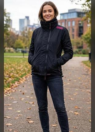 Куртка ветровка дождевик женская superdry m