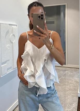 Классный белый топ с воланами zara
🌞🌞🌞🌞🌞🌞🌞🌞🌞🌞🌞