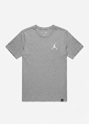 Футболка air jordan оригінал s-m сіра аір джордан