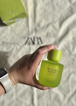 Туалетна вода для жінок zara pistachio butter 90 ml оригінал зара розпаковане упакування