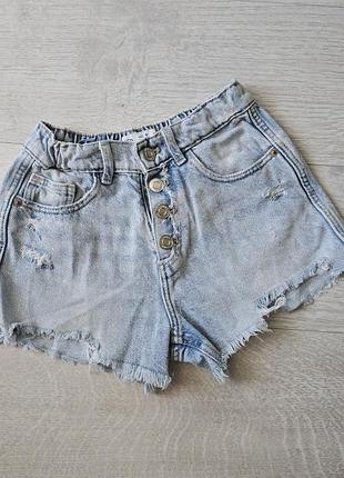Джинсові шорти zara denim для дівчинки 134 см (8–9 років)