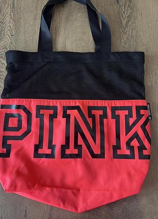 Сумка шопер pink (victoria's secret оригінал)