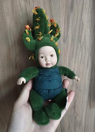 Колекційна оригінальна лялька пупс анне геддес малюк-кактус anne geddes