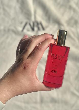 Парфумована вода для жінок zara delicious crush 50 ml оригінал без упакування з набору