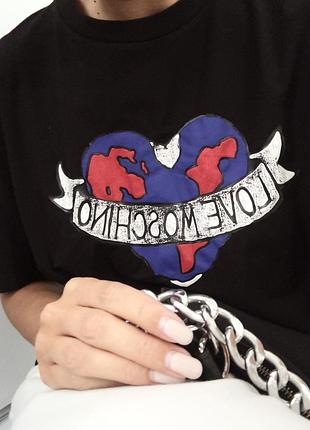Футболка love moschino