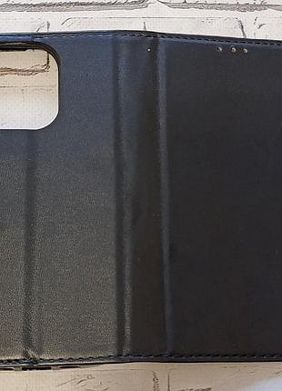 Чохол-книжка для apple iphone 14 pro чорний, магнітний, з відділенням для картки та функцією підставки