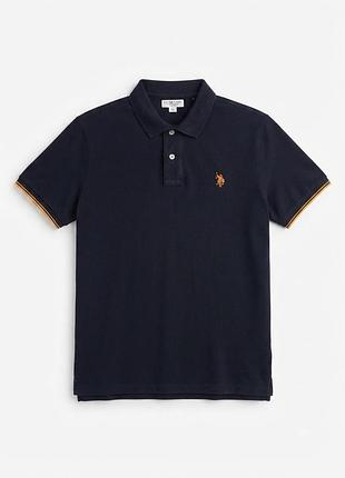 Поло u.s. polo assn оригінал l-xl сине polo