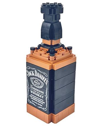 Конструктор 3d пляшка віскі джек деніелс jack daniel's 288 деталей