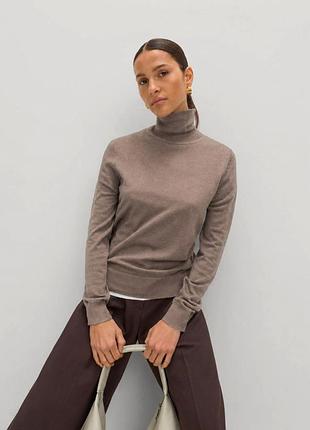 Водолазка шерстяная женская m&amp;s гольф женский с 100% мериносовой шерсти xl