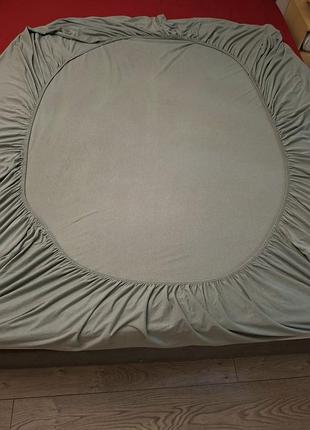 Простынь на резинке, натяжная,размер 180/200×200см