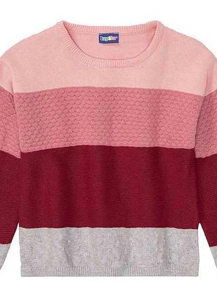 Джемпер из мягкой пряжи для девочки lupilu lidl 382073 110-116 см (4-6 years) комбинированный