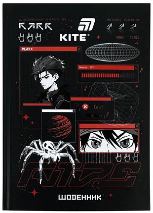 Дневник школьный kite red anime k26-262-8, твердая обложка