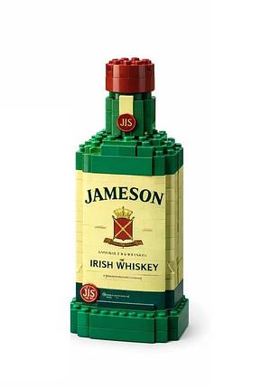 Конструктор 3d бутылка виски джемесон jameson, 208 деталей