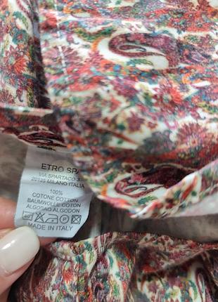Рубашка коттон etro 4