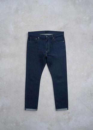 Селведж джинси uniqlo × edwin × nudie jeans