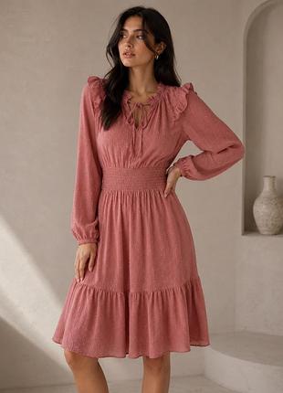 Нова сукня m&s collection із 100% віскози, пильна троянда, розмір s (eu 36)
