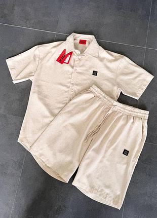 Костюм із льону hugo boss