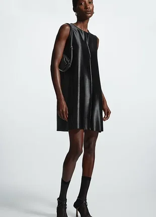 Сукня жіноча cos panelled satin mini dress / l