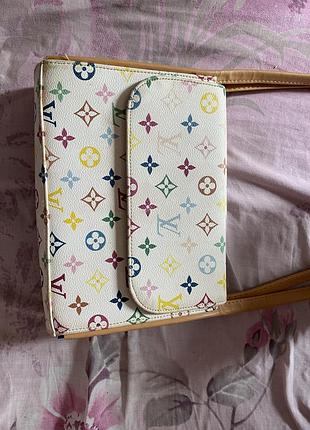 Сумка стилі louis vuitton monogram multicolore