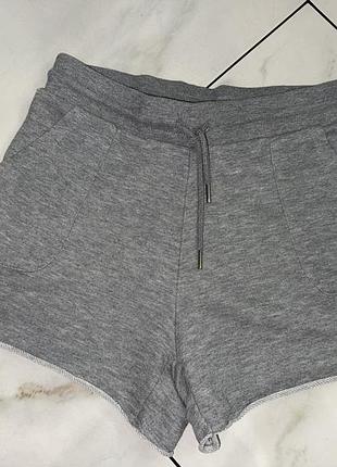 Женские спортивные серые шорты primark s (36) 40-42