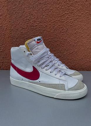Оригінальні чоловічі вінтажні кросівки nike blazer mid 77 41-42 розмір 26.5 см