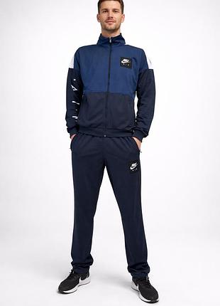 Чоловічий спортивний костюм nike air dri-fit індиго темно-синій лакоста весна осінь,демісезонний ,дихаючий