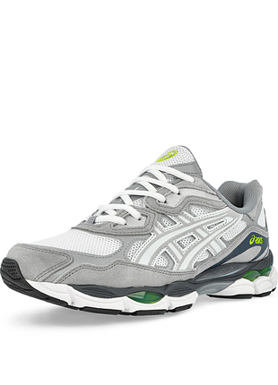 Оригинальн! мужские кроссовки asics gel-nyc grey/white 1203a383-109 в новом состоянии