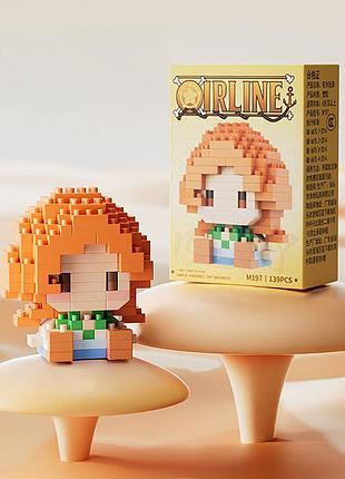 Конструктор блочный детский one piece nami нами