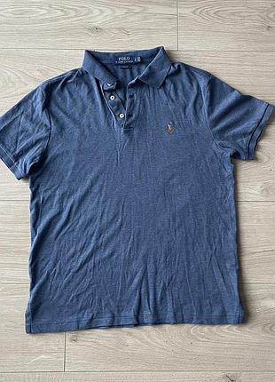 Стильна синя футболка ralph lauren