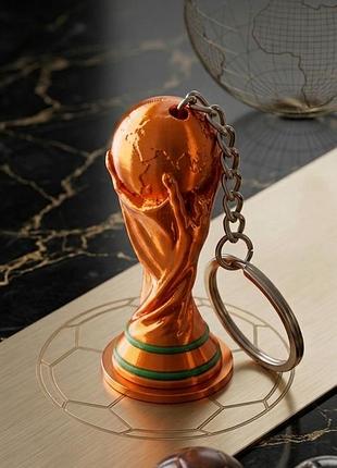 Брелок кубок світу з футболу 5х1,5 см / міні-кубок fifa world cup / футбольний мерч та сувенір
