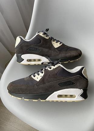 Чоловічі замшеві кросівки nike air max 90