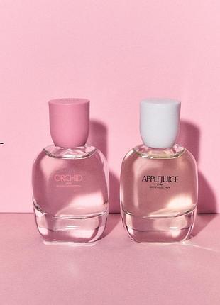 Комплект 2шт без коробки духи zara applejuice + парфуми zara orchid