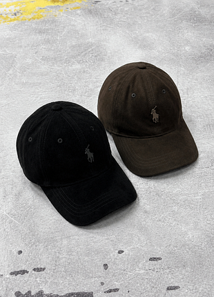 Кепка polo ralph lauren черная / коричневая