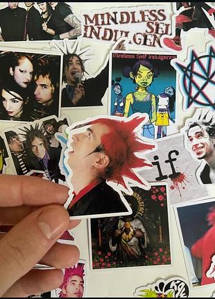 Наклейки/наліпки з mindless self indulgence