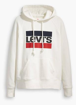 Фірмовий бавовняний лонгслів- толстовка/ xxs/ brend levis