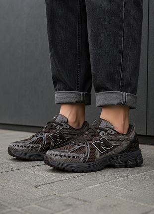 Кросівки жіночі та чоловічі темні легкі зручні new balance 1906r