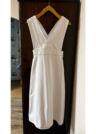 Женский джинсовый комбинезон zara