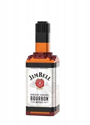 Конструктор 3d пляшка бурбону джім бім jim beam 185 деталей