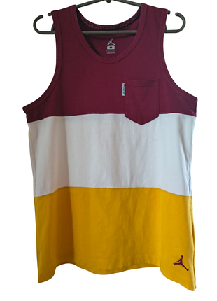 Оригинальная майка air jordan ajvi flight colorblock tank top / архив / размер m