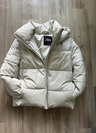 Пуховик zara xs