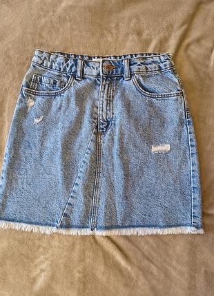 Джинсовая юбка denim co 12-13 лет 158см