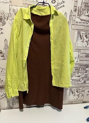 Сорочка  hackett, льон, р. xxl