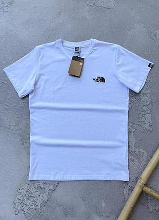 Футболка the north face біла