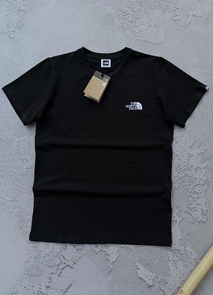 Футболка the north face чорна
