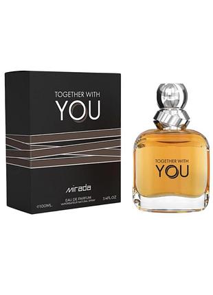 Парфюмированная вода мужская together with you mirada 100 мл 1644