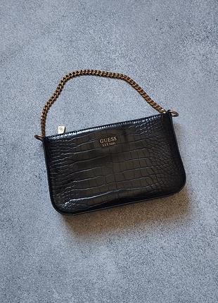 Сумка guess katey croc mini bags