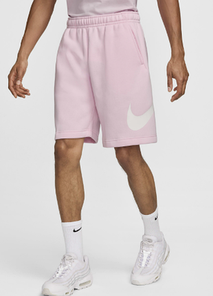Мужские шорты nike nsw pink club shorts оригинал new !