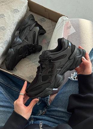 Стильные кроссовки new balance 9060 black